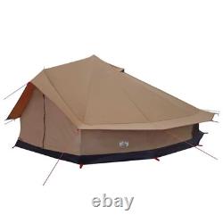 WALPLUS Family Tent Brown 12 Person Polycotton Outdoor Shelter