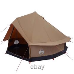 WALPLUS Family Tent Brown 8 Person Polycotton Large Camping Tent