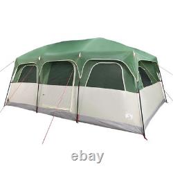 WALPLUS Family Tent Cabin 10-Person Green Waterproof Outdoor Camping Shelter