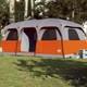 Walplus Family Tent Cabin 10-person Grey Waterproof Outdoor Camping Shelter