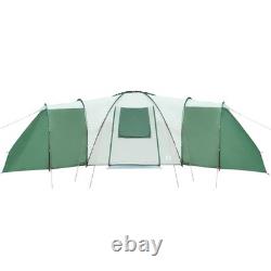 WALPLUS Family Tent Dome 12-Person Green Waterproof Outdoor Camping Shelter