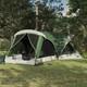 Walplus Family Tent Green 550x555x208cm Large Camping Shelter 12 Person