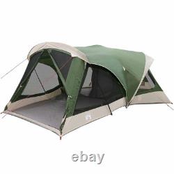 WALPLUS Family Tent Green 550x555x208cm Large Camping Shelter 12 Person