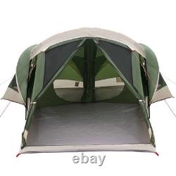 WALPLUS Family Tent Green 550x555x208cm Large Camping Shelter 12 Person