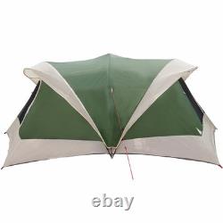 WALPLUS Family Tent Green 550x555x208cm Large Camping Shelter 12 Person