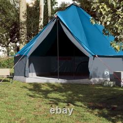 WALPLUS Family Tent Tipi 10 Person Blue Waterproof Camping Teepee Tent