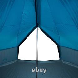 WALPLUS Family Tent Tipi 10 Person Blue Waterproof Camping Teepee Tent