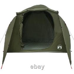 WALPLUS Family Tent Tunnel 6-Person Olive Green Waterproof Outdoor Shelter
