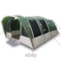 WALPLUS Family Tent Tunnel 8 Person Green Waterproof Camping Shelter