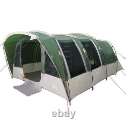 WALPLUS Family Tent Tunnel 8 Person Green Waterproof Camping Shelter