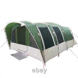 WALPLUS Family Tent Tunnel 8 Person Green Waterproof Camping Shelter