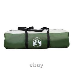 WALPLUS Family Tent Tunnel 8 Person Green Waterproof Camping Shelter