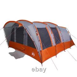 WALPLUS Family Tent Tunnel 8-Person Grey Waterproof Large Camping Shelter