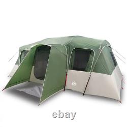 WALPLUS Family Tunnel Tent 16-Person Green Large Waterproof Shelter