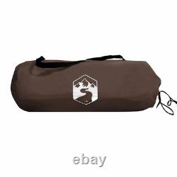 WALPLUS Shower Tent Brown Waterproof Outdoor Changing Tent