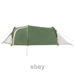 WALPLUS Tunnel Camping Tent 3 Person Green Waterproof Outdoor Hiking Tent