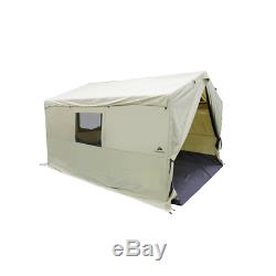 Wall Tent with Stove Jack 6 Person Outdoor Large Camping Family Shelter 12'x10