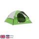 Waterproof 3 Person Camping Tent Quick 5min Setup Lightweight Dome Green