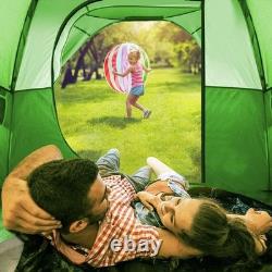 Waterproof 3 Person Camping Tent Quick 5Min Setup Lightweight Dome Green