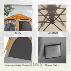 Waterproof Camping Tent, 4 Person Easy Setup Family Tent