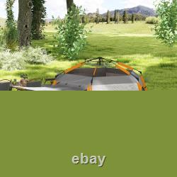 Waterproof Camping Tent, 4 Person Easy Setup Family Tent