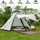 Waterproof Double Layer Family Indian Style Teepee Camping Tent Outdoor Xmas