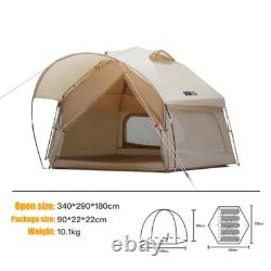 Waterproof Family 4-6 Person Hexagonal Camping Outdoor Beach Large Portable Tent