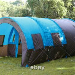 Waterproof Large Camping Tent 8-10 Person Family Tunnel Tents Column Tent Ourdoo