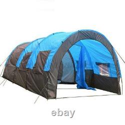 Waterproof Large Family Tent 8-10 Person Tunnel Tents Camping Column Tent GB