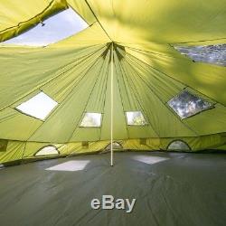 Waterproof Large Family Tent Heavy Duty 4 Season 10 Persons Hunting Camp HUGE