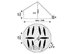 Waterproof Large Family Tent Heavy Duty 4 Season 10 Persons Hunting Camp HUGE