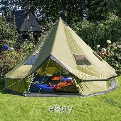 Waterproof Large Family Tent Heavy Duty 4 Season 10 Persons Hunting Camp HUGE