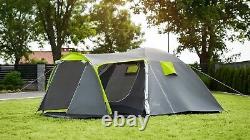 Waterproof Tent for 4 People, Family Tent Camping Ten Green Holiday Tent Large