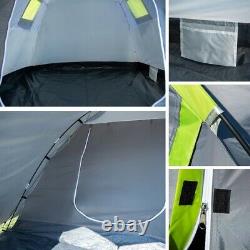 Waterproof Tent for 4 People, Family Tent Camping Ten Green Holiday Tent Large