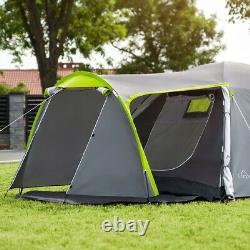 Waterproof Tent for 4 People, Family Tent Camping Ten Green Holiday Tent Large