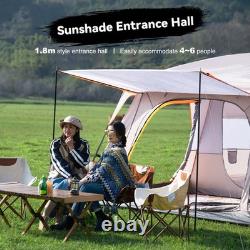 Waterproof Tents For Camping Large Family Tent With Rooms 4-12 People