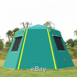 Waterproof Ultra Large Tent Family Outdoor Canopy Tarp Diagonal Camping Shelter