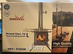 Winnerwell Nomad View Wood Burning Camping Stove Size L