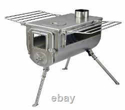 Winnerwell Woodlander Double View Wood Burning Camping Stove Size L