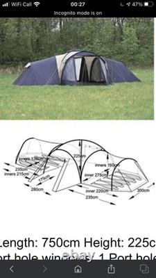 Wynnster Mercury 9 Tent Large Family Tent Used Once