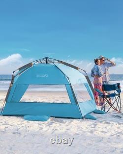 X-Large Pop Up Beach Tent for 3-4 Persons Easy Setup & UPF 50+ Protection X-Large Pop Up Beach Tent for 3-4 Persons Easy Setup & UPF 50+ Protection