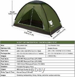 1-3 Personne Homme Grande Famille Camping Tente Backpacking Tente Outdoor Waterproof