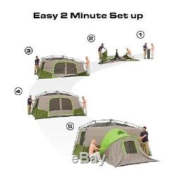 11 Personnes Tente De Cabine Camping Instantané Randonnée En Plein Air Privée Chambre Ozark Trail