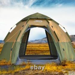 3-4 Personne Travel Tent Tactical Camping Hiking Tents Sports Grande Capacité Tente