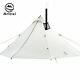 3-4 Personne Ultralight Outdoor Camping Teepee 20d Silnylon Pyramid Tent Grande