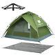 3-4 Personnes Automatique Instant Pop Up Tent Outdoor Large Camping Randonnée Tente