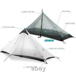 3f Lanshan 1 Homme Tente Ultra-légère 3 Saisons Backpacking Randonnée Camping Sauvage Nouveau
