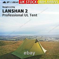 3f Ul Gear 2021 Lanshan2 Extérieur 2 Personnes Camping Tente 4 Saison Backpacking Tente