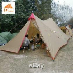 3f Ul Gear Tente De Camping En Plein Air Pour 8-12 Personnes, Grande Bâche De Protection Pare-soleil 74m, Tour
