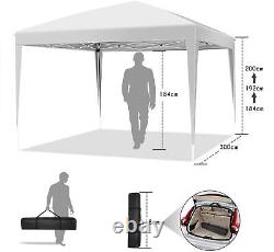 3x3m/3x6m Jardin Gazebo Heavy Duty Waterproof Canopy Outdoor Wedding Party Tent